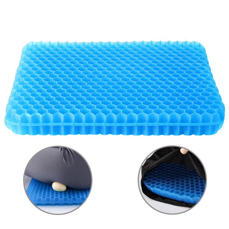 ComfortPlus - Ergonomic Gel Seat Cushion for Pain-Free Sitting