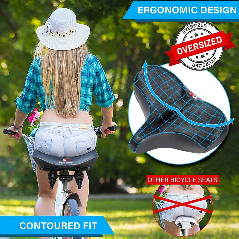 Komfortabler Ergonomischer Fahrradsattel – Ideal für Stadt- und Geländefahrten