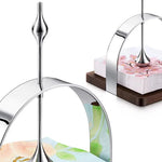 Eleganter Serviettenhalter aus Holz und Edelstahl für stilvolles Dining