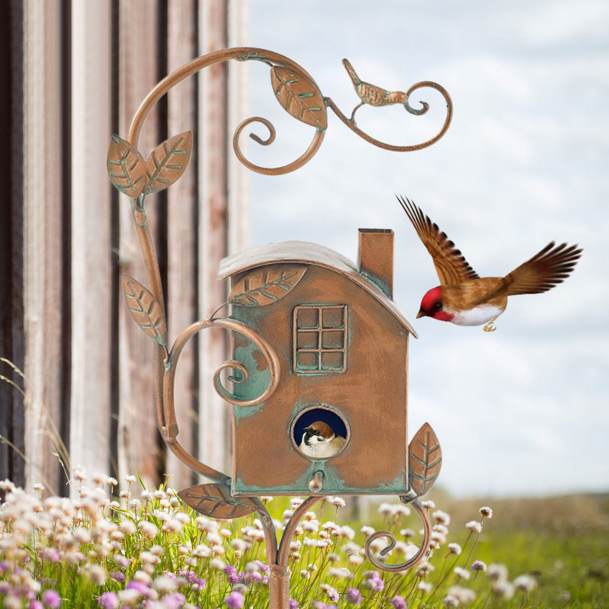 Dekorativer Vogelhaus für den Garten - BirdHaven Voltyx