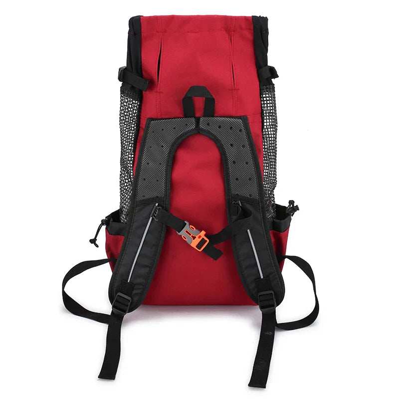 Hunderrucksack für Reisen und Outdoor, atmungsaktiv