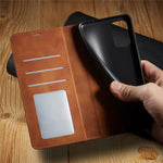Elegante Ledertaschenschutzhülle für Samsung Galaxy