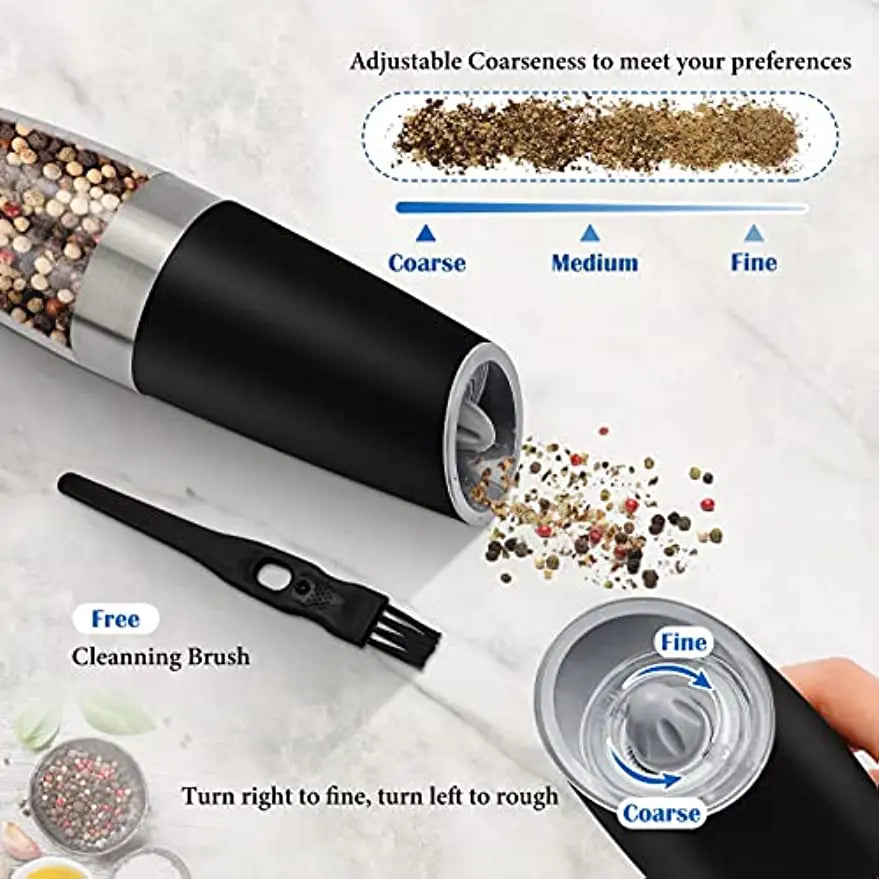 Smart SpiceMaster | Automatischer Salz- und Pfeffermühle mit Gravitation