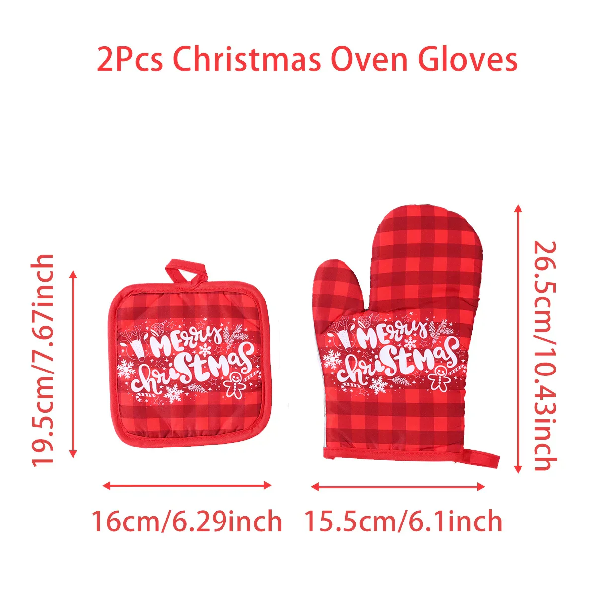 Festive Oven Mitts for the Christmas Season | MaxHeat Duo