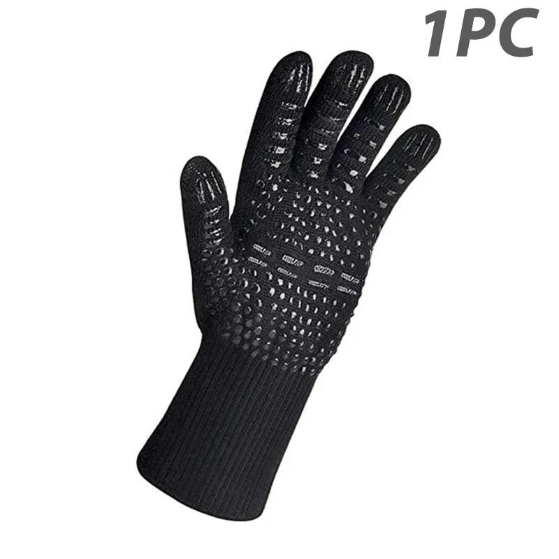 FeuerFest | BBQ Glove | Heat Protection up to 800 °C, Non-Slip & Comfortable | Ideal for Grilling, Oven & Outdoor Kitchen
