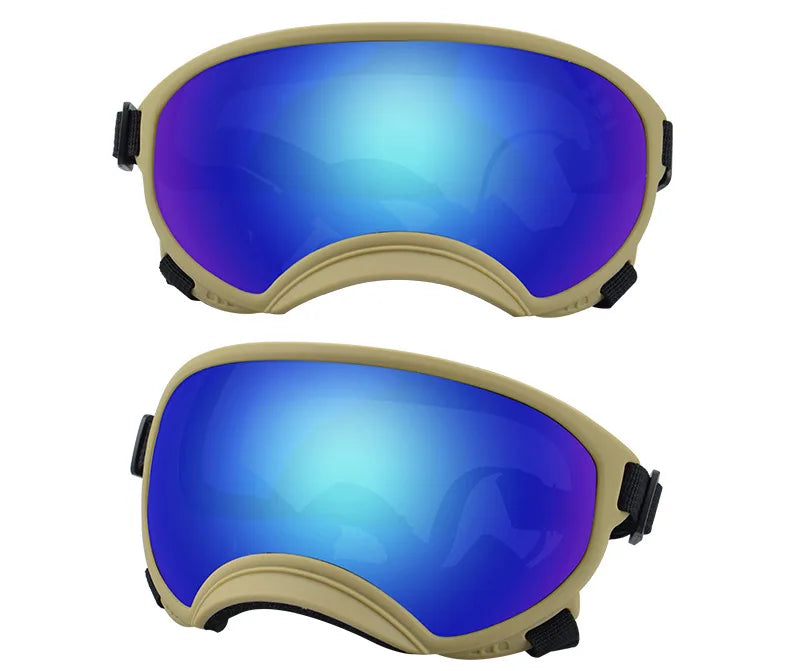 Verstellbare winddichte Hundesonnenbrille mit UV-Schutz