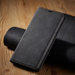 Elegante Ledertaschenschutzhülle für Samsung Galaxy