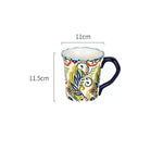 Becher mit Bohemian Blumenmuster
