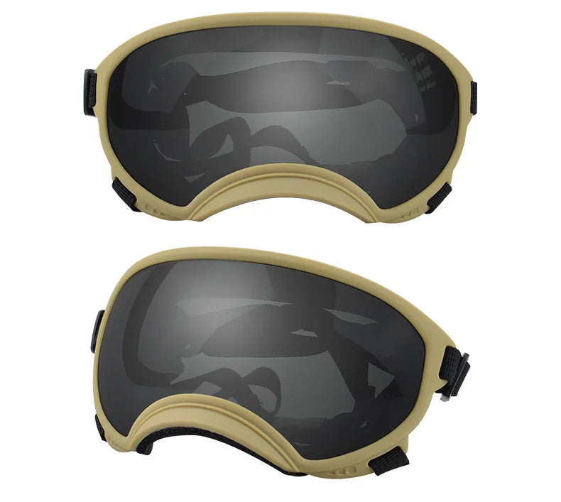 Verstellbare winddichte Hundesonnenbrille mit UV-Schutz
