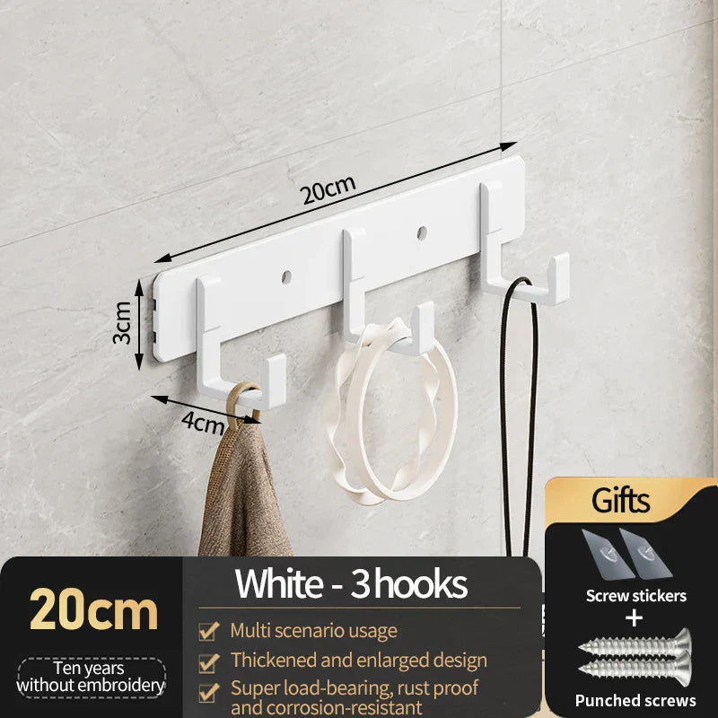Elegant aluminum wall and door hooks for every room