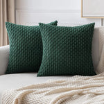 Boho Ripp-Cord-Kissenbezug – Stilvolle gestreifte Dekokissenhülle für Sofa oder Bett