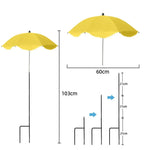 Plant Protection Screen | Adjustable UV Cover with Ground Spike | Weatherproof Shade Solution | Ø 60 cm