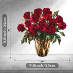 Sun Glow 2D Acrylic Flower Pot with Suncatcher for Windows