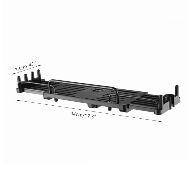 Erweiterbarer Schrankorganizer mit Schublade – Platzsparend und verstellbar