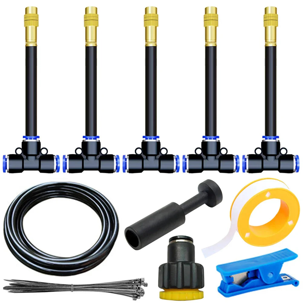 SmartSpray Automatic Watering System | Flexible 360° Spray Head | 0.8 cm Connector