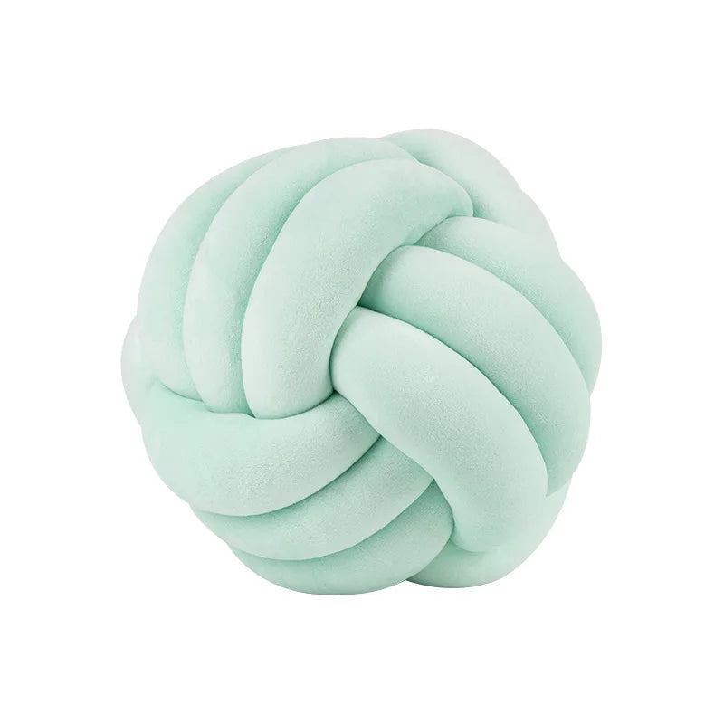 Samt Kissen mit Knoten