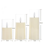 Atmospheric LED candles for a safe ambiance
