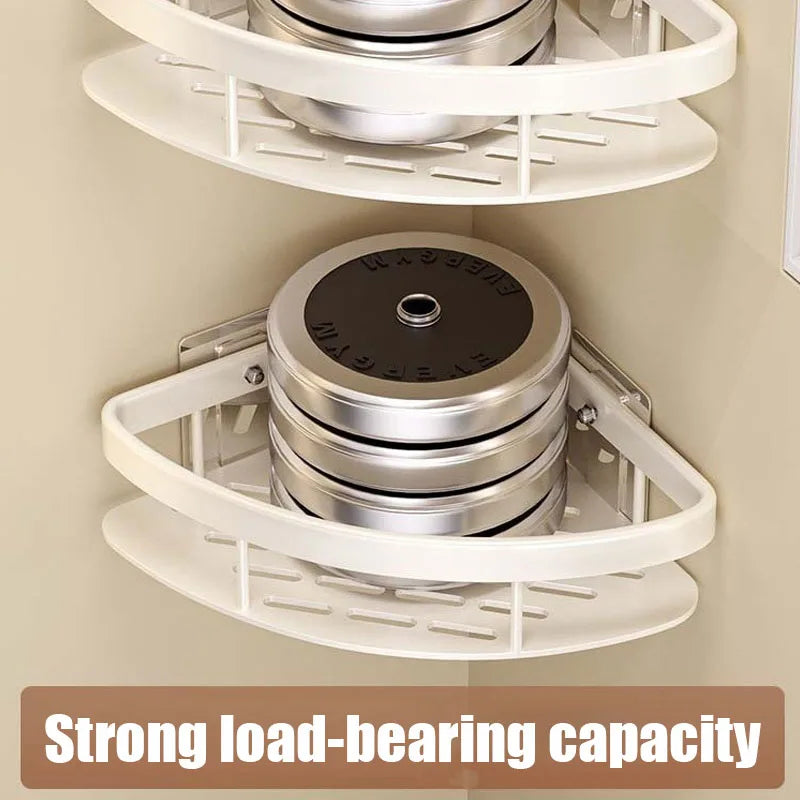 Rectangular Shower Caddy No Drilling | Rust-Proof Design for Your Bathroom