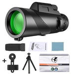Entdecker 80x100 HD Zoom-Monokular: Tragbares Fernglas für Abenteuer