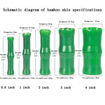 Natürliche Rohrverkleidung aus Bambus | EcoCover Set