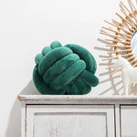 Samt Kissen mit Knoten