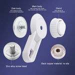 SaugFix | Wall Mount for Toilet Paper and Towels | Easy to Install, Sturdy, and Waterproof | Ideal for Bathroom, Kitchen & RV