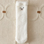 Wärmeschmeichler Women's Cuddle Socks | Fluffy & Cozy | 3D Bear Pattern