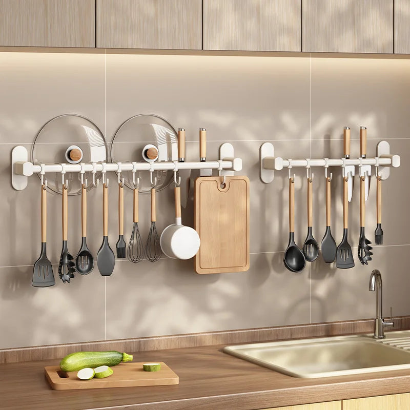 Wandregal für die Küche – Multifunktionaler Organizer für Deckel, Wender und Küchenutensilien