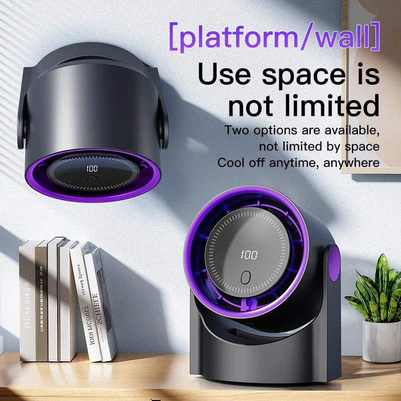 Refreshing Comfort: Portable USB Fan with 100 Speed Modes