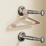 FlexoHalter | Telescopic Clothes Hanger with Suction Cup | No Drilling Required | Ideal for Bathroom, Hallway & Balcony