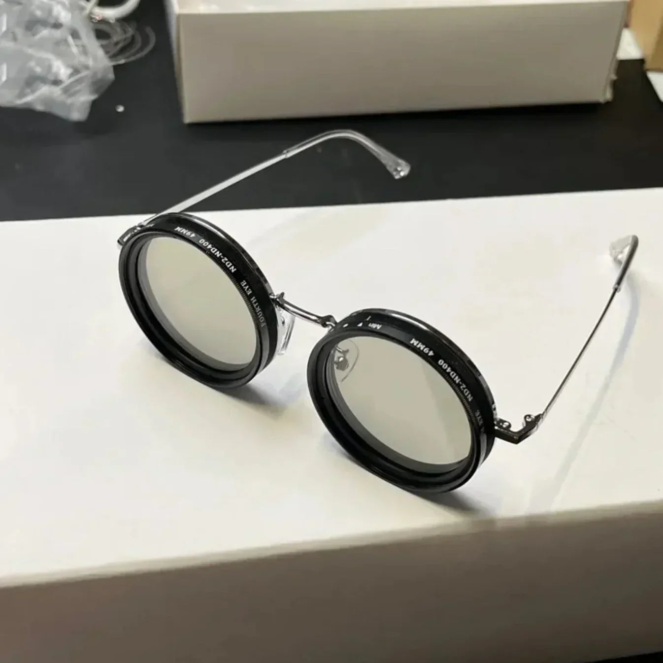 Runde Retro-Sonnenbrille mit UV400 Schutz – Stilvoll und Leicht