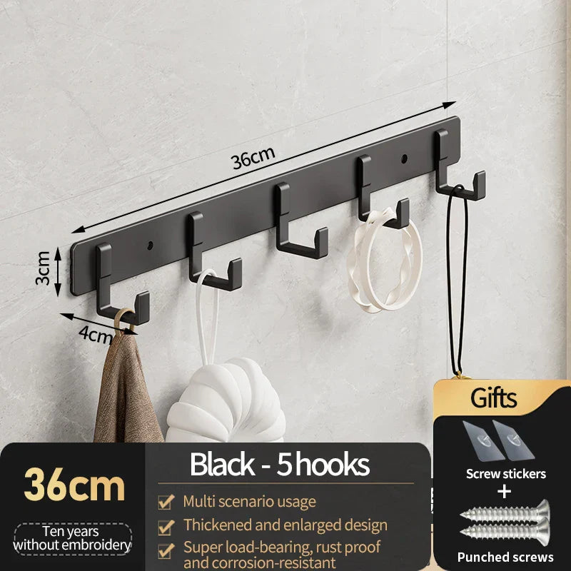 Elegant aluminum wall and door hooks for every room