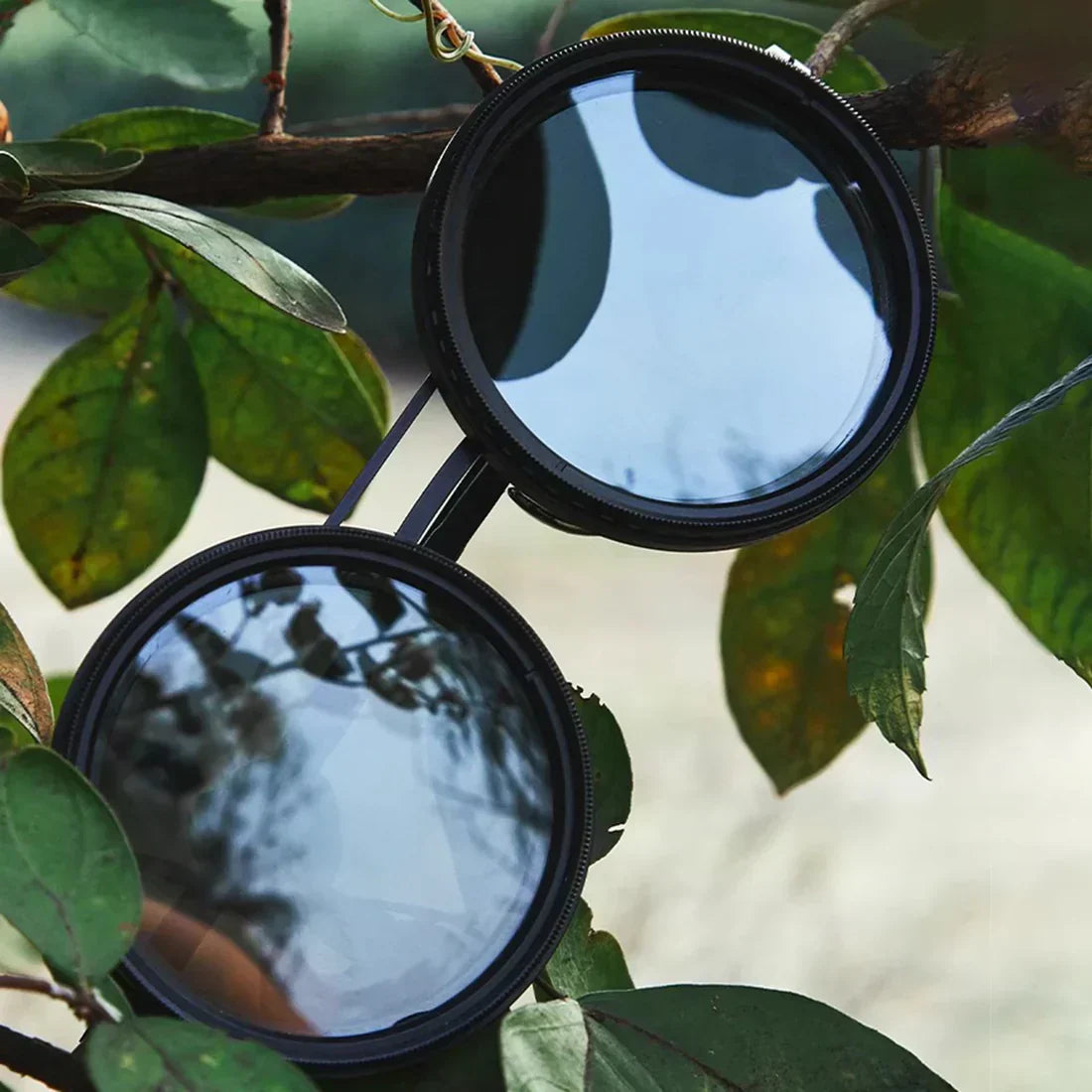 Runde Retro-Sonnenbrille mit UV400 Schutz – Stilvoll und Leicht