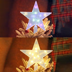 Leuchtender Weihnachtsstern – LED Baumspitze für festliche Dekoration
