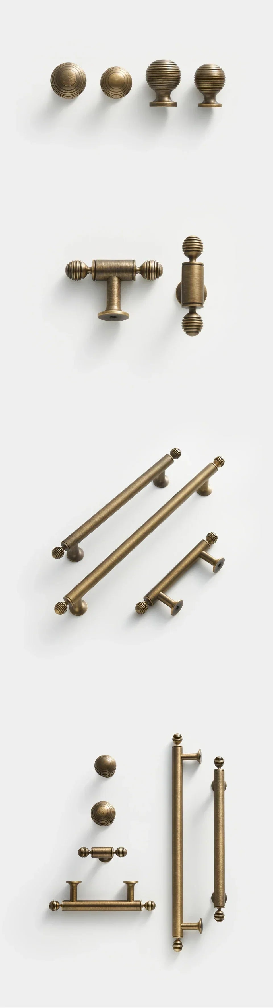 Antiker T-Griff aus massivem Messing – Voltyx Design