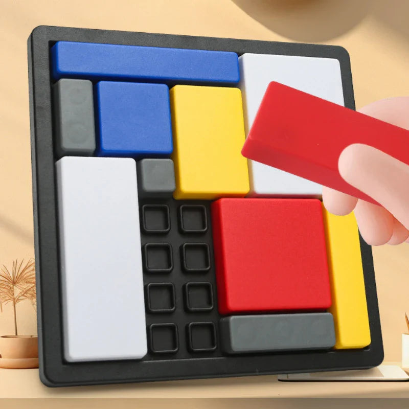 Geometrisches Puzzle-Spiel mit kreativen Blockformen
