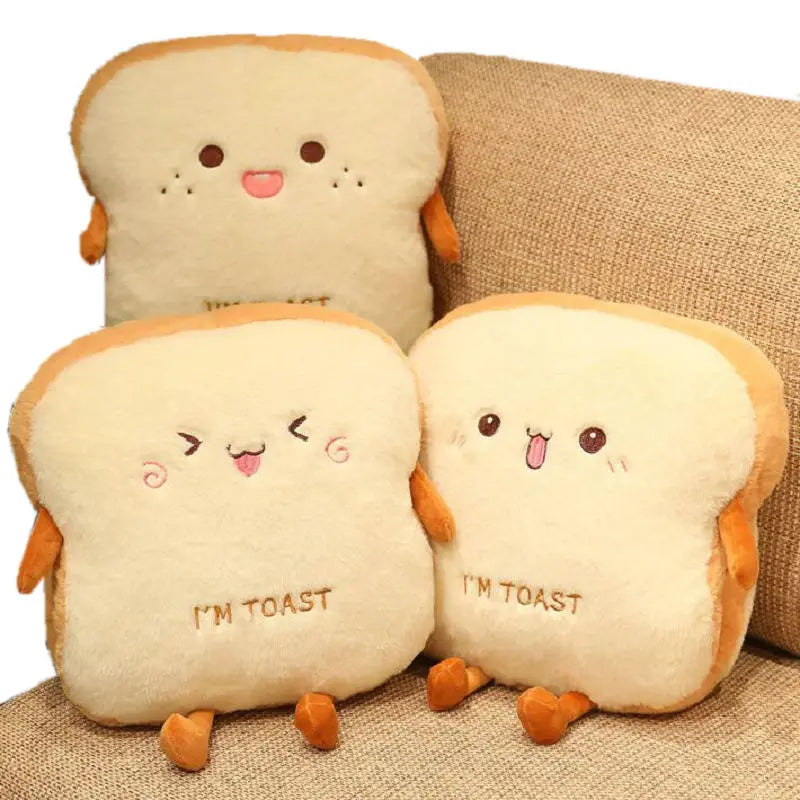 Kuscheliger Toast-Kissenwärmer für kalte Tage