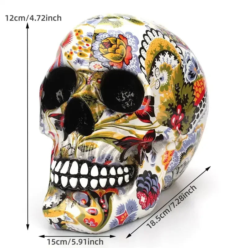 Kunstvolles Totenschädel-Dekor mit Mexikanischem Design