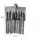 Spooky Halloween Decoration: Light-Up Ghost Skull | 57 x 80 cm