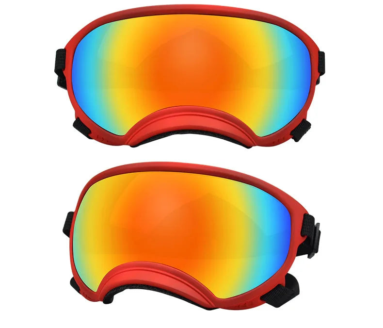 Verstellbare winddichte Hundesonnenbrille mit UV-Schutz