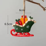 Klassische Weihnachtsdekoration – Hängende Weihnachtsstrümpfe mit Elchmotiv