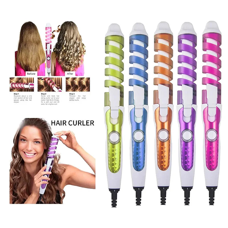 LockenZauber Pro | Ceramic Curling Wand for Dream Curls | Fast and Hair-Friendly Styling
