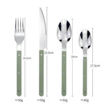 Elegantes 24-teiliges Essbesteckset für stilvolle Anlässe