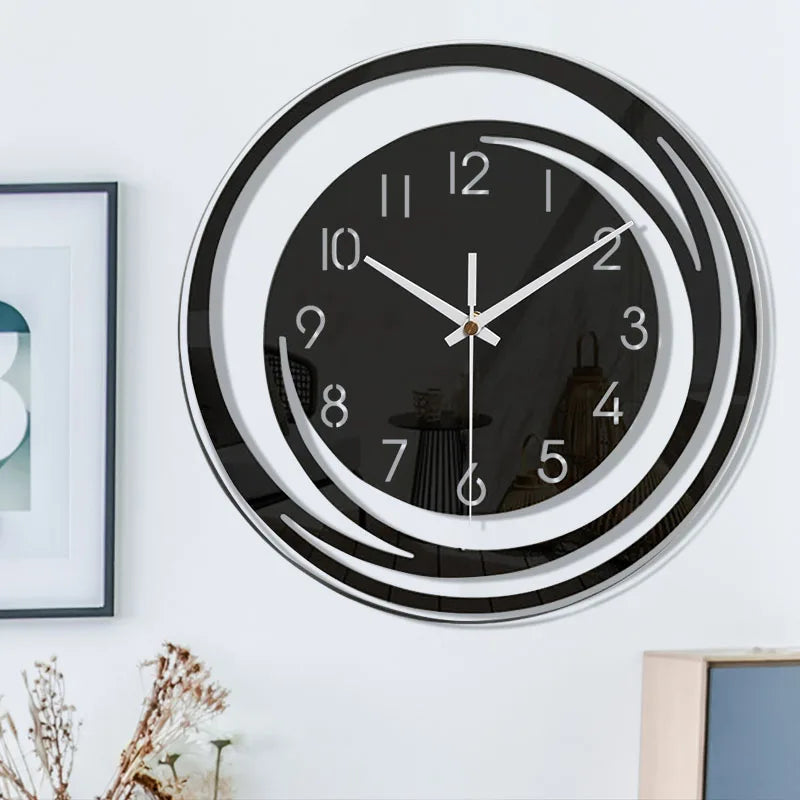 Stylish Nordic Acrylic Wall Clock – Silent, Modern Look for Your Home
