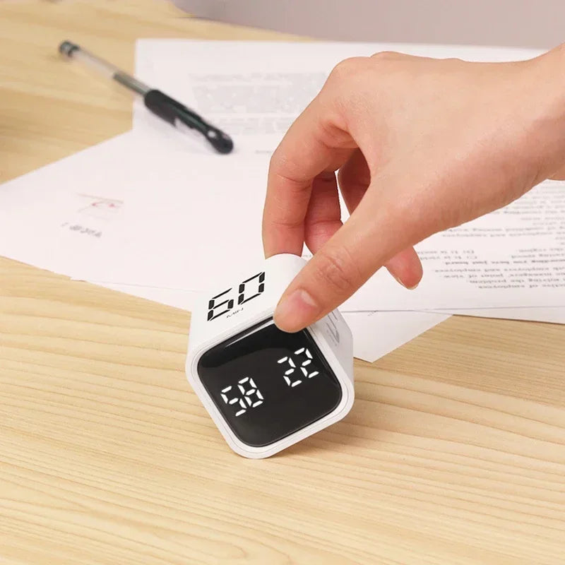 Zeitwürfel SlimTimer – Tragbarer LED-Würfel-Timer mit Bewegungssensor