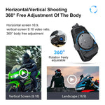 Fahrzeugkamera für Motorradhelme – HD 1080P wasserdicht