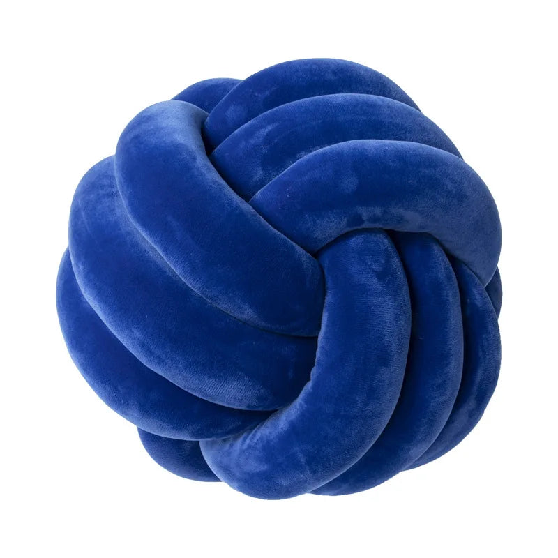 Samt Kissen mit Knoten