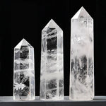 Crystal Clear Natural Quartz Obelisk | Spiritual Energy for Your Home