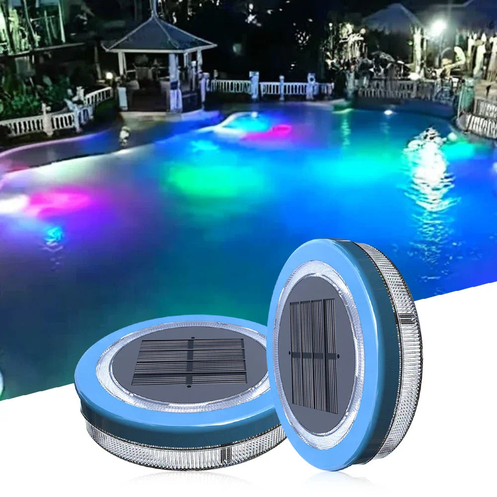 Energy-efficient LED Pool Lighting | Floating & Waterproof in Blue