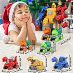 5-in-1 Auto Spielzeugset mit Transformationsfunktion